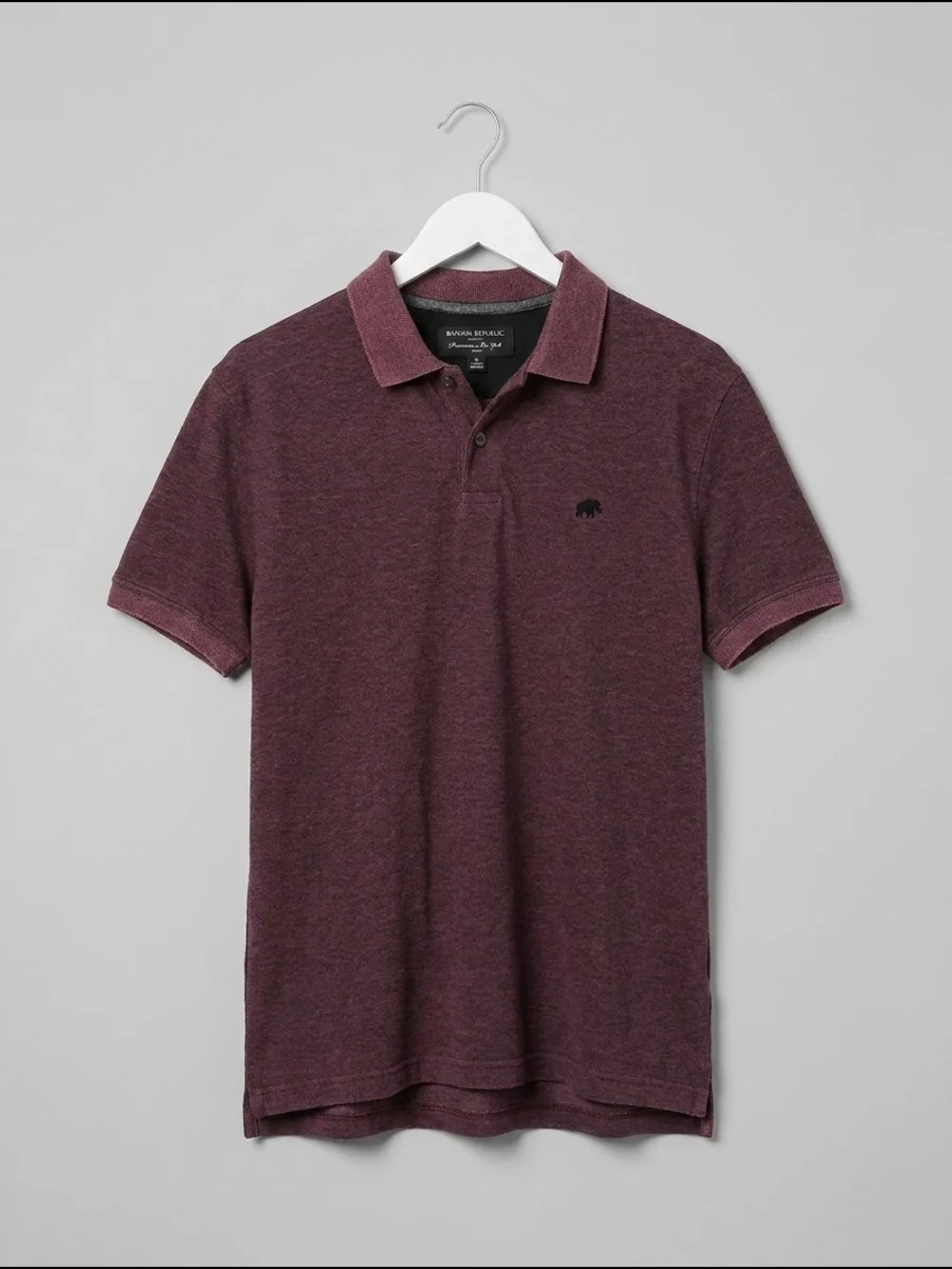 Banana Republic Men’s Burgundy Polo Shirt